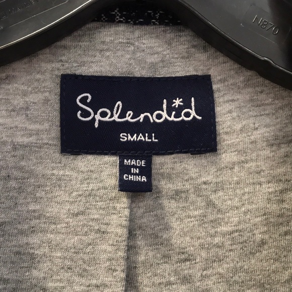 Splendid navy blue&white striped sweater blazer - Picture 3 of 4